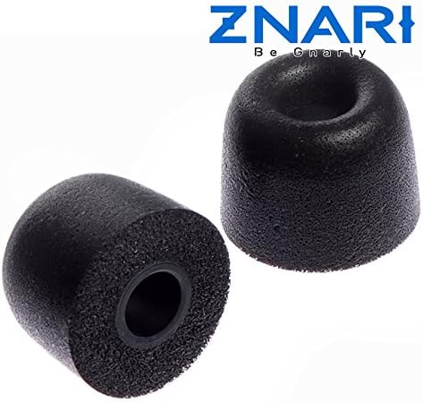 Skullcandy Earphone Earbud Foam Tips With WingTips And Protective Case - Ink'd Jib S2DUDZ012 - 5 Pairs 10 Pieces - Large Black