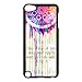 Colorful Dream Catcher Ipod Touch 5th Case Cover Cloud Feather Catcher take a Leap of faith and commit fully to what you really want go for it Quotes