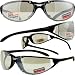 TERMINATOR SUNGLASSES BLACK FRAME UV400 EYWEAR CLEAR MIRROR LENSES Image