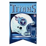 NFL Tennessee Titans Premium Felt Banner 17-by-26