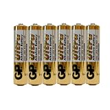 Six AAA Alkaline Batteries for Streamlight Argo, Trident, Septor Headlamps