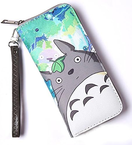Kimi Store Anime Totoro Long Pattern Zipper Student Wallet Billfold