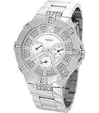 GUESS Dazzling Sport Watch - Silver-tone Steel