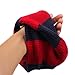 NSSTAR Fashionable Double Color Baby Infant Kids Toddler Unisex Boys Girls Weave Knitting Warm Neck Warmer with 1PCS Free Cup Mat Color Ramdon (Red)