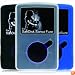 Kroo Silicone Skin Case For Sansa Fuze (Clear/Black/Blue)
