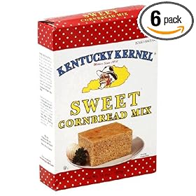 Kentucky K Cornbread Mix Sweet, 10-Ounce Boxes (Pack of 6)