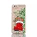 iPhone 6s case,iphone 6 case, liujie Liquid, Cool Quicksand Moving Stars Bling Glitter Floating Dynamic Flowing Case Liquid Cover for Iphone 6 4.7 inch (Christmas 3#)