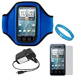 Durable Neoprene Exercise Sports Workout Armband with Adjustable Velcro Str ....
