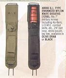 G.I. Type Enhance Nylon Knife Sheath - Black