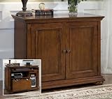 Homestead Compact Office Cabinet Warm Oak Finish - Home Styles 88-5527-19
