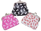 Crossbones Coin Purses Set of 3