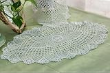 Vintage Oval Hand crochet thin thread Doily/Place mat