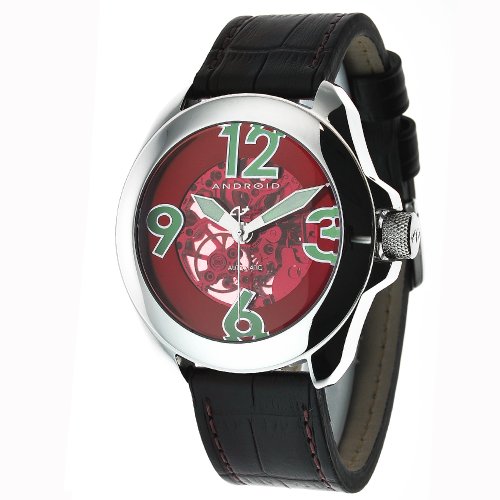 Android Men's AD478AR Concept T 2 Skeleton Automatic Red Domed Crystal Watch