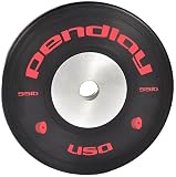 Muscle Driver Pendlay Elite Black Bumper Plates 55lb Pair - Colored Ink (Free Shipping)