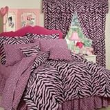 Pink Zebra + Leopard - Complete Bedding Set - Twin