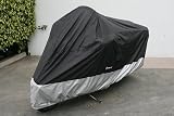 Light weight Motorcycle cover (XXL) Black. Fits up to 108" length Large cruiser, Tourer, Chopper.