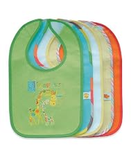 Fun at the Zoo Baby bibs - 5pk