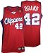 Elton Brand Red adidas NBA Authentic Los Angeles Clippers Jersey