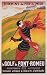 CHEMINS DE FER DU MID LE GOLF THE FONT ROMEU FRANCE WOMAN SMALL VINTAGE POSTER REPRO