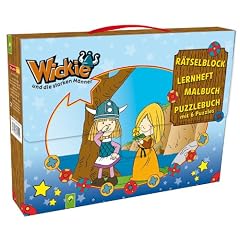 Wickie Koffer: R�tselblock, Lernheft, Malbuch, Puzzlebuch mit 6 Puzzles