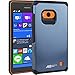 Microsoft Nokia Lumia 730/735 Case - Armatus Gear (TM) Slim Hybrid Armor Case Dual Layer Shockproof Phone Cover For Microsoft Nokia Lumia 730/735 - Navy