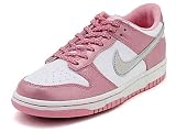 NIKE(ナイキ) DUNK LOW (GS)(ダンクLOW(GS)) 309601 120 ホワイト/メタリックシルバー/ピ...