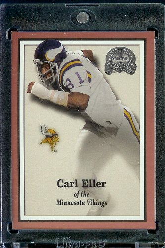 2000 Fleer Greats of the Game Football Card # 41 Carl Eller Minnesota Vikings Mint Condition - Shipped In Protective ScrewDown Case!
