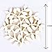 Dulce Cocina Absorbent Coasters - Save Your Table From Damages Without Losing Your Style, Felt Drink Coaster Set of 6 In Ivory Tree Pattern