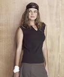 Ladies' Cotton/Spandex Slit-V Tank Top
