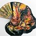Apparel : Black Silk Fashion Scarf, TexereSilk 100% Silk Square Scarves for Women -- The Fireworks