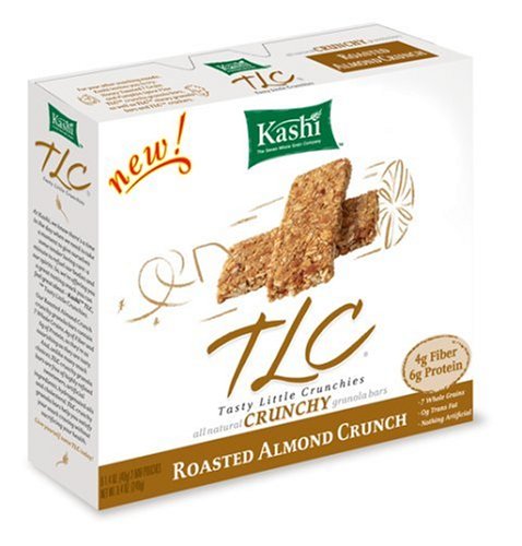 Kashi TLC Crunchy Granola Bar, Roasted Almond Crunch, 6-1.4 Ounce Bars (Pack of 12) by Kashi