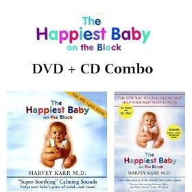 The Happiest Baby on the Block DVD + CD COMBO By Dr. Harvey Karp The New Way to Calm Crying, and Help Your Baby Sleep Longer + "Super Soothing" Calming Sounds CD With 5 great sounds!