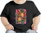 Floral Summer オーガニックベビーTシャツ 12 - 18 Months