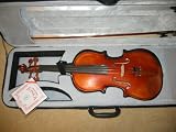 Vio Strings Full-size 4/4 Vintage Style Violin (Bow, Case, Rosin and Shoulder Rest Included, One Free Set Pirastro Tonica Strings)