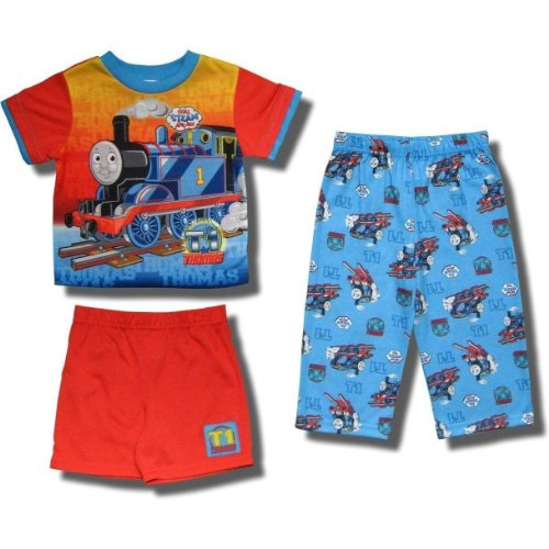 Thomas the Tank "Engine T1" 3 piece pajama set for toddlers