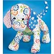 Blue And White Floral Large Quilti Dog