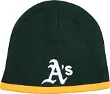 New Era Oakland Athletics AC Knit Cap (Dark Green)