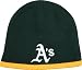 New Era Oakland Athletics AC Knit Cap (Dark Green)