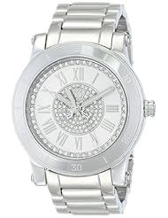 Juicy Couture Womens 1900854 HRH Analog Display Quartz Silver Watch