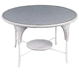 Lloyd-Flanders 3242001 Embassy 42'' Round Dining Table in White finish