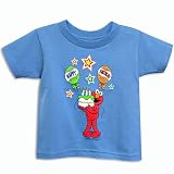 Sesame Street Clothing: Elmo Happy Birthday Toddler Party T-Shirt 3T