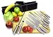 NEW! Chef Master Steel 9-PC Stainless Knife Set with Carry Case