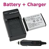 SLB-10A Battery + Charger for Samsung SL202 SL420 SL620