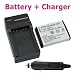 SLB-10A Battery+Charger for Samsung L100 L110 L200 L210