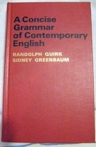 A Concise Grammar of Contemporary English