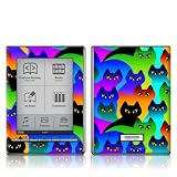 Rainbow Cats Design Protective Decal Skin Sticker for Sony Digital Reader PRS-505 Models