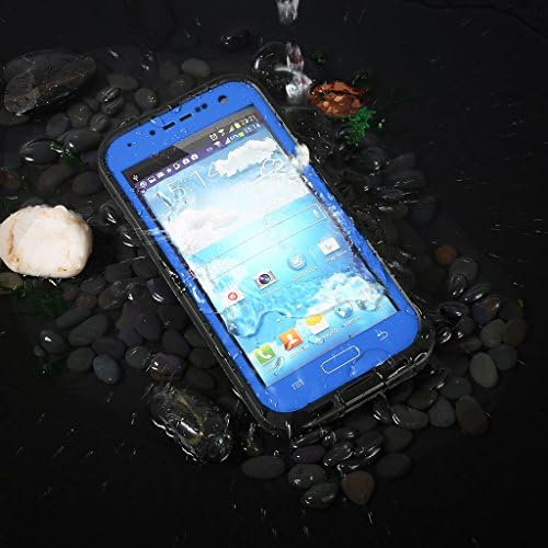 Redpepper Waterproof Shock Snow Rain Proof Hard Case for Samsung Galaxy S4 Color Light Blue