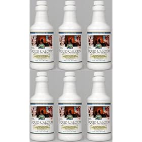CALCIUM, LIQUID (16 FL OZ), Dietary Supplement with Magnesium, Zinc & Vitamin D, 473 ml "FAST SHIPPING" 6 PACK SAVING!