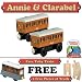 Annie & Clarabel from Thomas The Tank Engine Wooden Train Set - Free 2 Pieces of Trac...