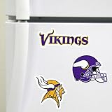 Minnesota Vikings 3-Pack Magnet Set